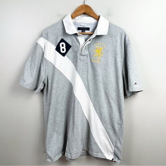 Vintage Tommy Hilfiger Gray Polo Shirt 90’s
Size 2XL - Picture 1 of 8